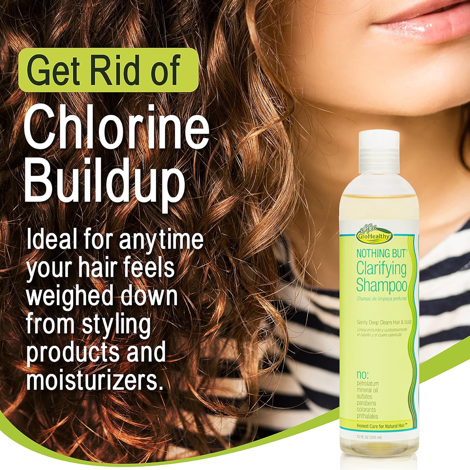 Clarifying Shampoo, Sulfate Free Detox – 12 fl oz, 4 Pack