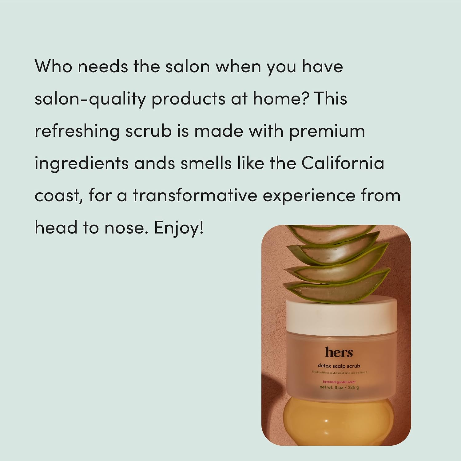 Detox Scalp Scrub with Salicylic Acid & Aloe Vera – 8 oz