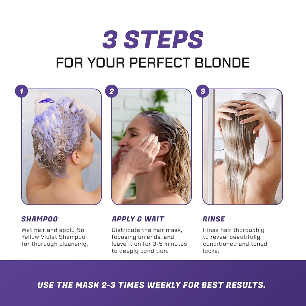 NOW BEAUTY Deep Conditioning Purple Mask – 16 oz